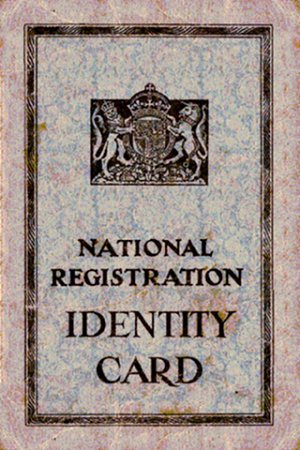 National Registration Identity Card 1943