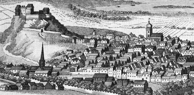 Edinburgh - Castle and Old Town, 1769
