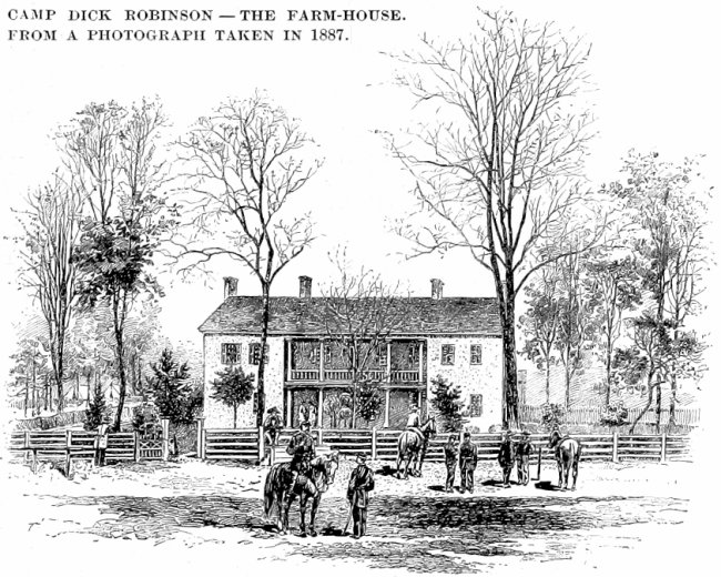 USA, Kentucky, Camp Dick Robinson - the farmhouse