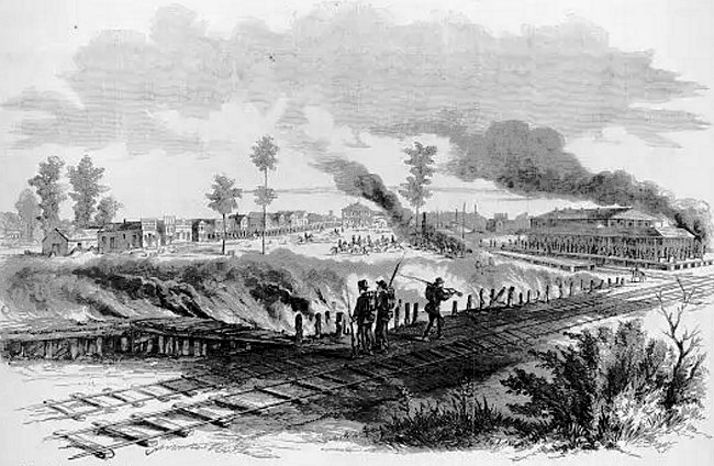 events - American Civil War - evacuation of Corinth, 1862